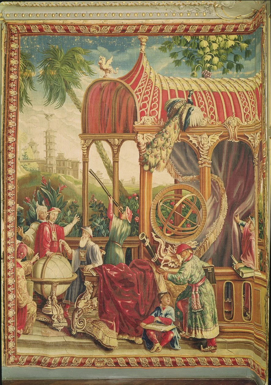 La storia dell'imperatore della Cina - Gli astronomi, Musee Leblanc, Duvernoy, Auxerre